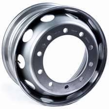 Колесный диск ЧКПЗ Грузовой автомобиль 9.00х22.5/10х335 D281 16мм ET162 серебристый  с вент.